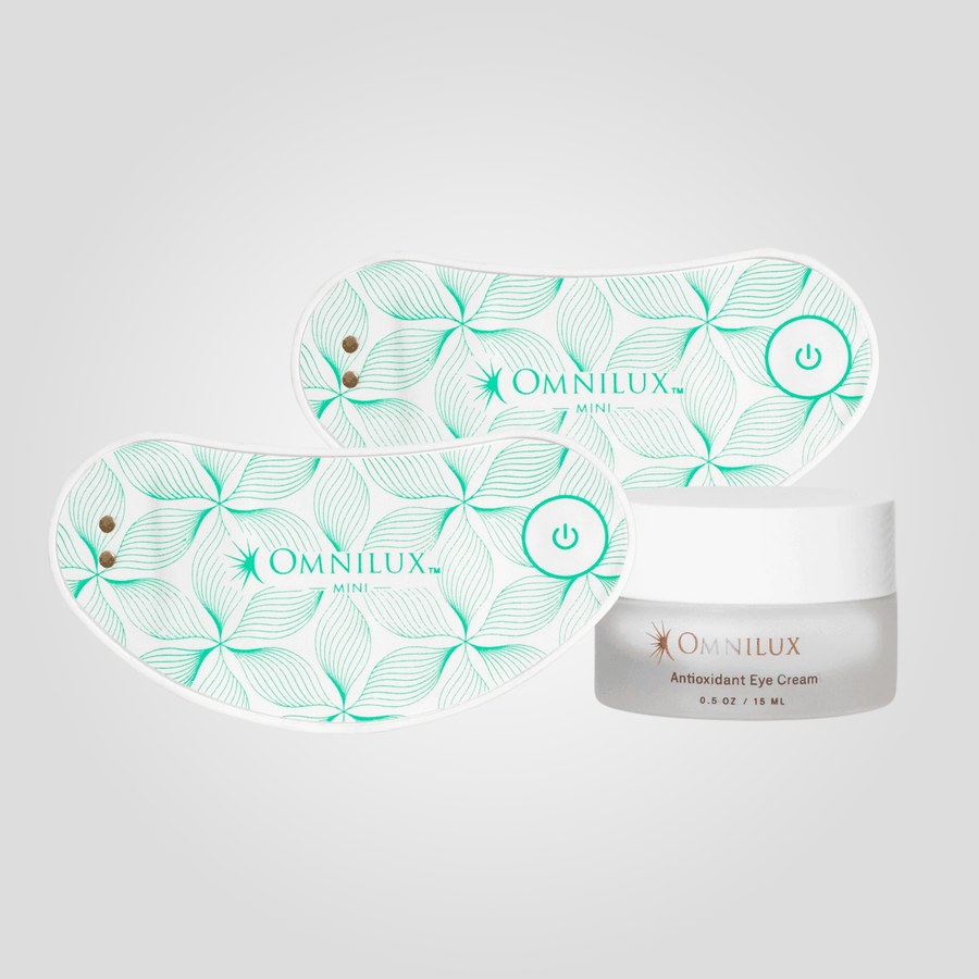 Omnilux Bright Eyes Bundle LED devices and eye cream